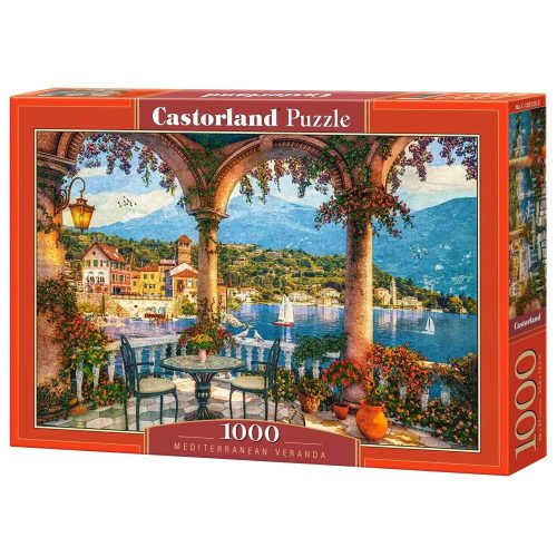 Mediterrán veranda - 1000 darabos Puzzle (C-105120-2)