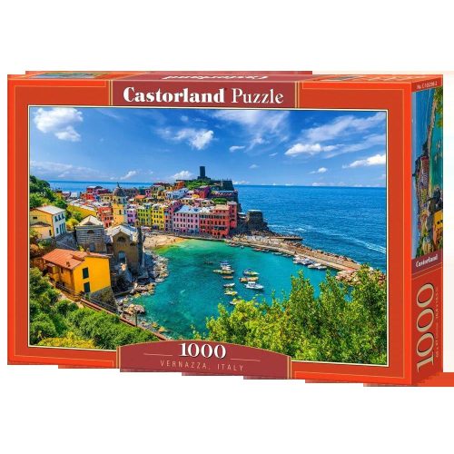 A mesebeli Vernazza Olaszországban - 1000 darabos Puzzle (C-105298-2)