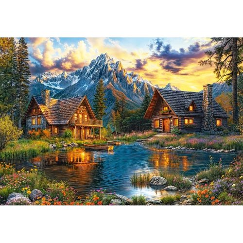 Nyári alkonyat - 1000 darabos Puzzle (C-105397-2)