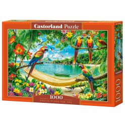 Exotikus papagájok - 1000 darabos Puzzle (C-105403-2)