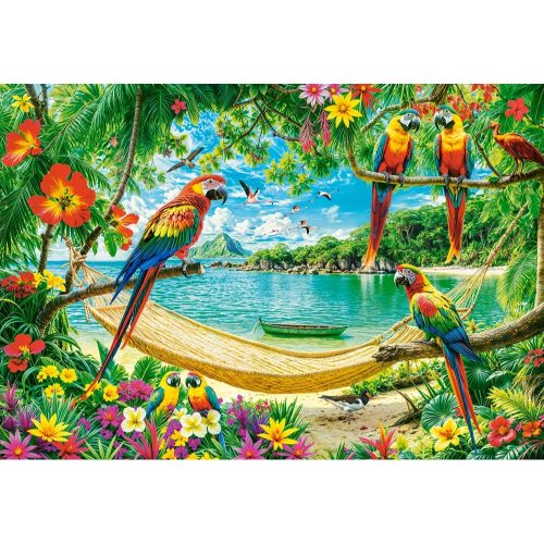 Exotikus papagájok - 1000 darabos Puzzle (C-105403-2)