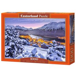 St. Moritz, Svájc - 1000 darabos Puzzle (C-105557-2)