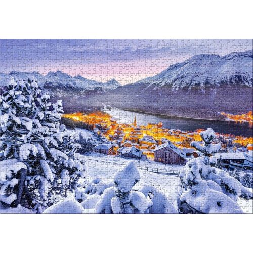St. Moritz, Svájc - 1000 darabos Puzzle (C-105557-2)