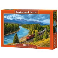   A Canadian Pacific Railway a Banff Nemzeti Parkban - 1000 darabos Puzzle (C-105564-2)