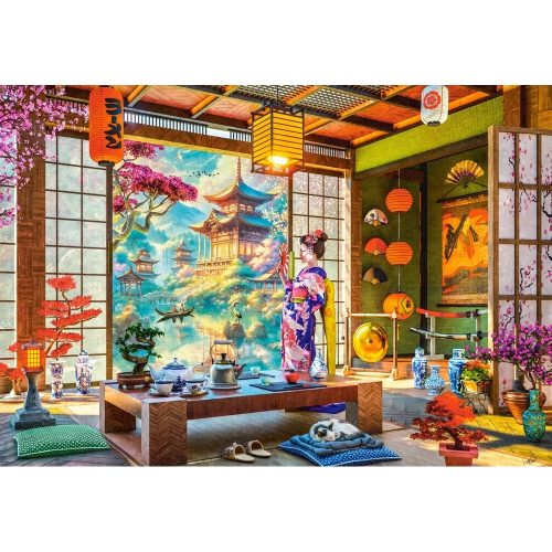 Japán teaház - 1000 darabos Puzzle (C-105571-2)