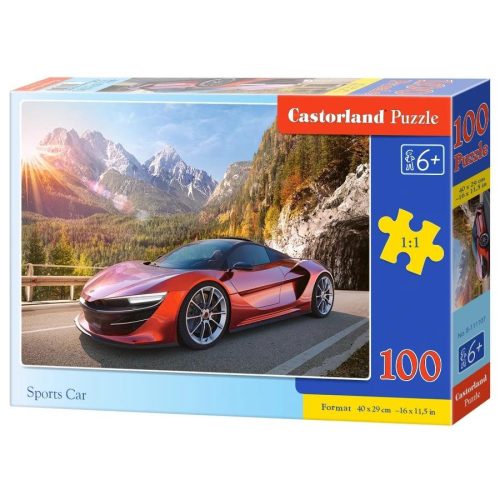 Sportkocsi - 100 darabos Puzzle (B-111107)