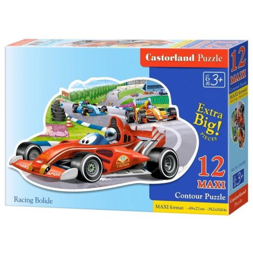 Versenyzés Bolide - 12 Maxi Contour Puzzle (B-120208)