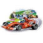 Versenyzés Bolide - 12 Maxi Contour Puzzle (B-120208)