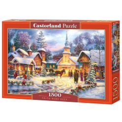   Meghitt karácsonyi életkép - 1500 darabos Puzzle (C-151646-2)