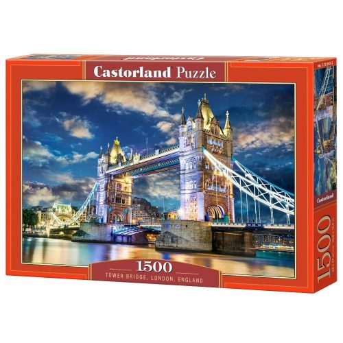 Tower Bridge, London, Anglia - 1500 darabos Puzzle (C-151967-2)