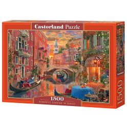   Romantikus este Velencében - 1500 darabos Puzzle (C-151981-2)