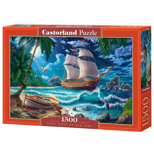 Első éjszaka az új földön - 1500 darabos Puzzle (C-152070-2)