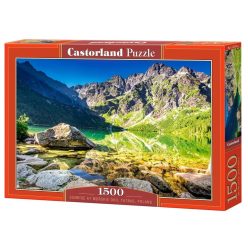   Napfelkelte Morskie Oko-ban, Tátra, Lengyelország - 1500 darabos Puzzle (C-152216-2)