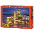 Budapesti kilátás alkonyatkor - 2000 darabos Puzzle (C-200405-2)