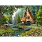 Toadstool Cottage - 2000 darabos Puzzle (C-200634-2)