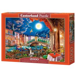   Romantikus éjszaka Velencében - 2000 darabos Puzzle (C-200986-2)