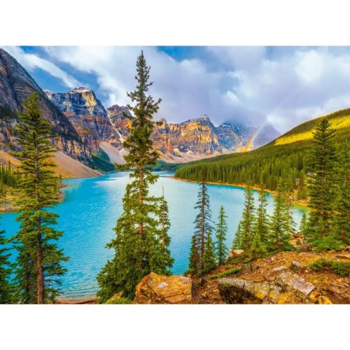 Moraine tó, Banff Nemzeti Park, Kanada - 2000 darabos Puzzle (C-201037-2)