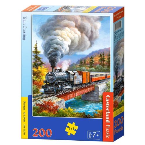 Vonatátjáró - 200 darabos Puzzle (B-222070)