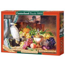   "Csendélet gyümölccsel és kakaduval", Josef Schuster - 3000 darabos Puzzle (C-300143-2)