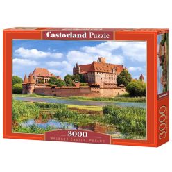   Malbork vára, Lengyelország - 3000 darabos Puzzle (C-300211-2)
