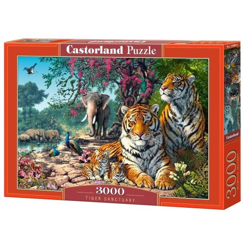 Tigris Menedék - 3000 darabos Puzzle (C-300600-2)