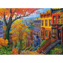 Őszi város - 3000 darabos Puzzle (C-300709-2)
