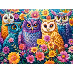 Baglyok találkája - 3000 darabos Puzzle (C-300723-2)