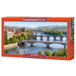 Vltava-hidak Prágában - 4000 darabos Puzzle (C-400096-2)