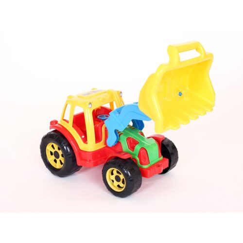 Traktor nagyméretű homlokrakodóval (275)