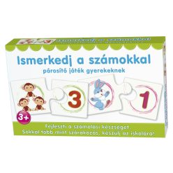 Ismerkedj a számokkal - párosító játék (645/09)